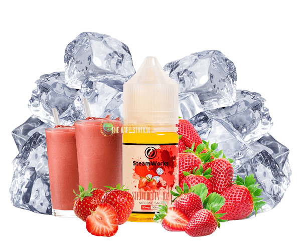 SteamWorks-Strawberry-Ice-Salt-30ml-(Dâu-tây-lạnh)