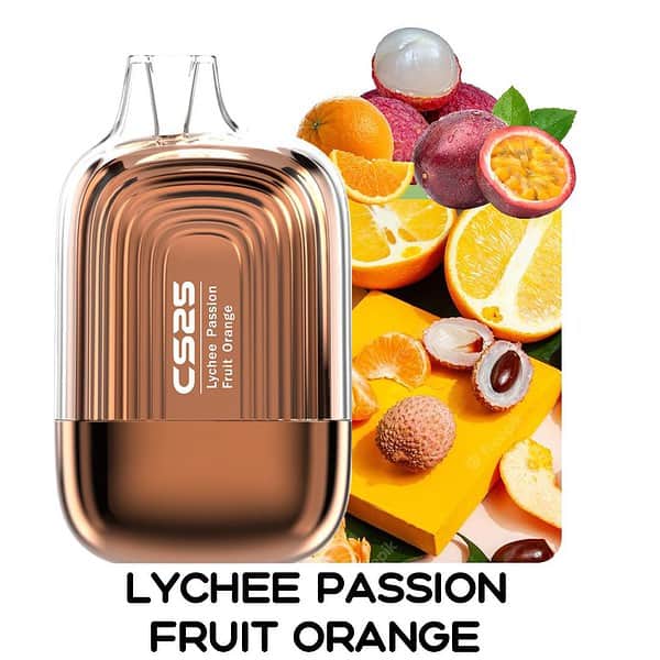 CS25 9000 puff 3% - Lychee Passion Fruit Orange- Vải Mix Cam Chanh Dây