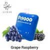 ELFBAR PI9000 5% - Grape Rasberry- Vị Nho Đen Mix Việt Quất