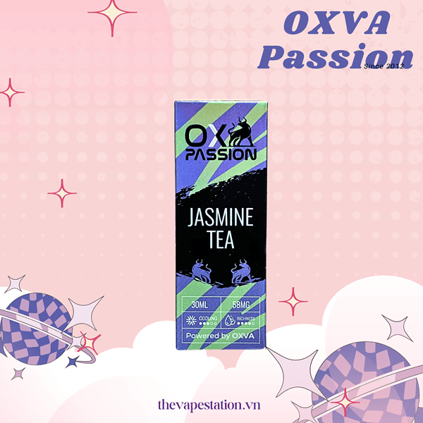 Tinh Dầu OXVA PASSION Salt – Jasmine Tea - Vị Trà Lài