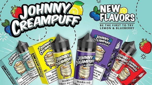 Tinh Dầu JOHNNY CREAMPUFF Salt – APPLE BUTTER– Vị Su Kem Bơ Táo