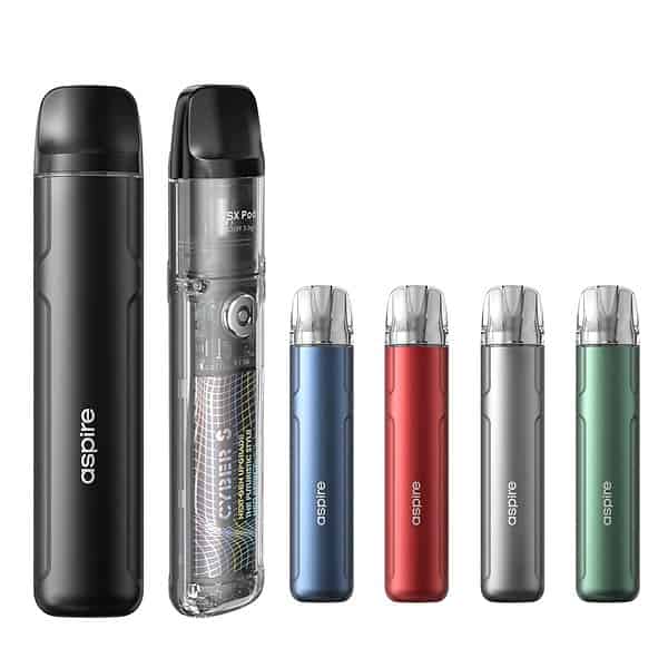 Aspire Cyber S 18w Pod Kit - Red - TheVapeStation