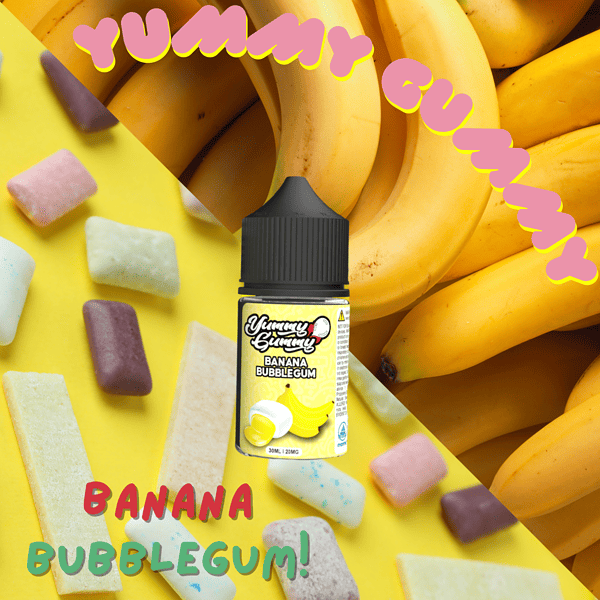 Tinh Dầu Yummy Gummy - Banana BubbleGum- Vị Kẹo Gum Chuối 20ni/50mg