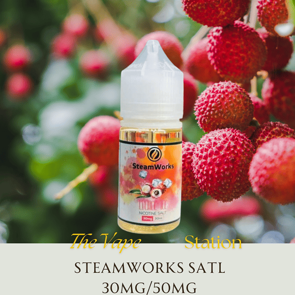 Tinh Dầu Steam Work - Lychee Ice- Vị Vải Lạnh 30mg/50mg