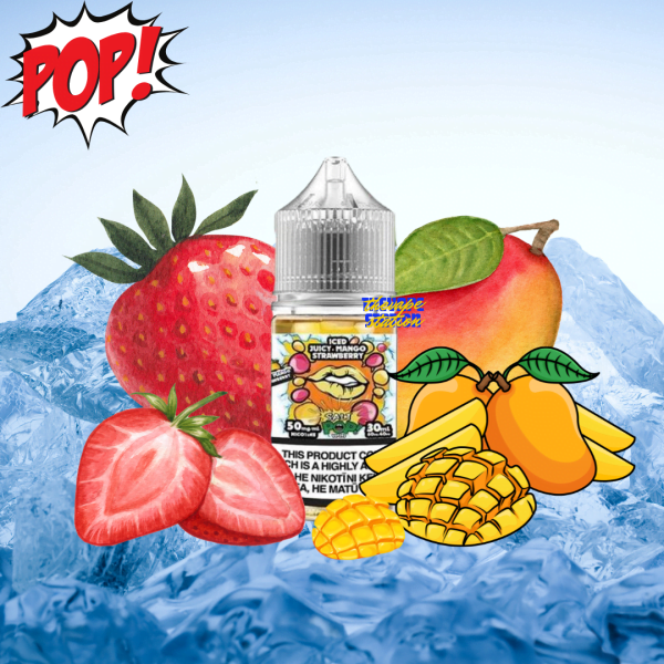 Tinh Dầu Salt Iced pop - Mango Strawberry - Vị Xoài Dâu - 30mg/50mg