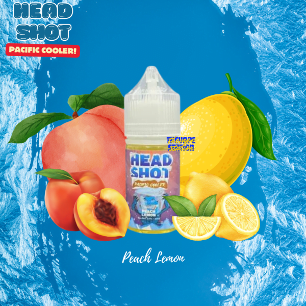 Tinh Dầu Salt Head Shot - Peach Lemon- Vị Đào Chanh- 30mg/50mg