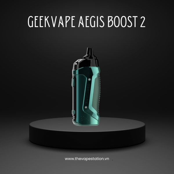 GeekVape Aegis Boost 2 Kit (B60) 60W - Bottle Green - Vape Pod Chính Hãng