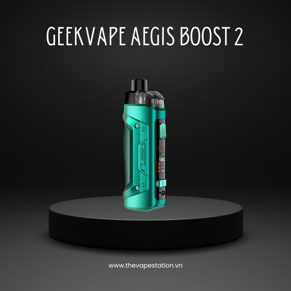 GeekVape Aegis Boost Pro 2 (B100) Kit 100W - Bottle Green - Vape Pod Chính Hãng