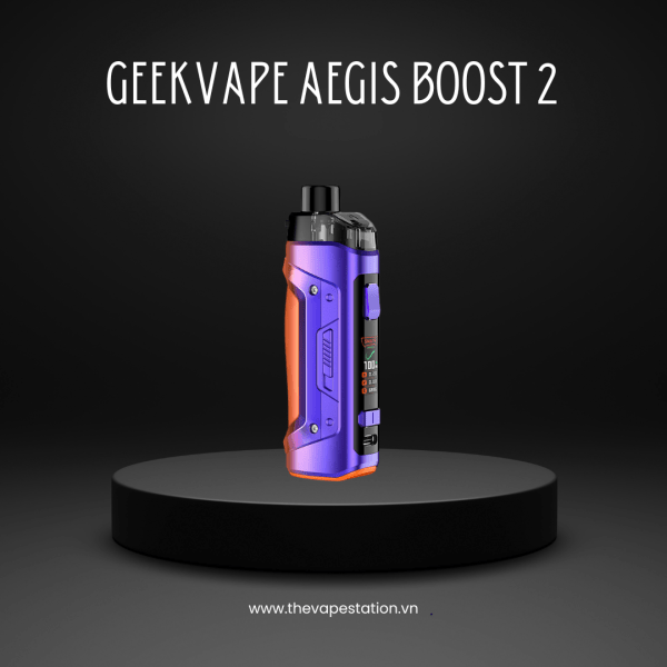 GeekVape Aegis Boost Pro 2 (B100) Kit 100W - Pink Purple - Vape Pod Chính Hãng