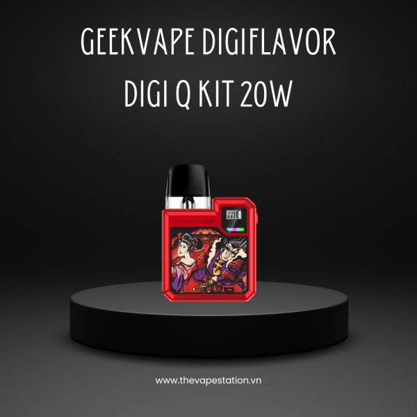 GeekVape DigiFlavor DIGI Q Kit 25W - Samurai Red