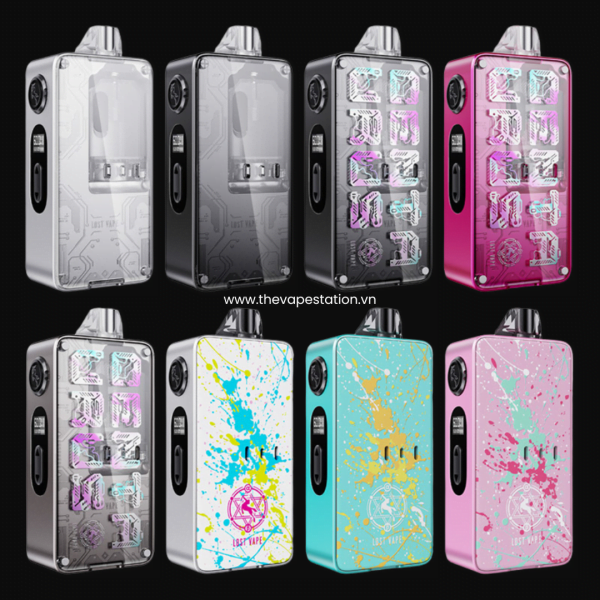 Lost Vape CENTAURUS B60 AIO Kit 60W - Pink Keep - Màu Hồng Trong Suốt Họa Tiết