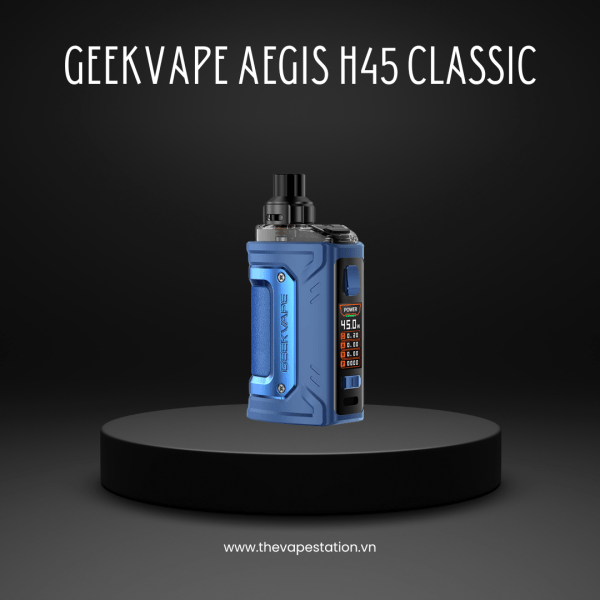 GeekVape Aegis H45 Classic Kit 45W - Blue - Vape Pod Chính Hãng