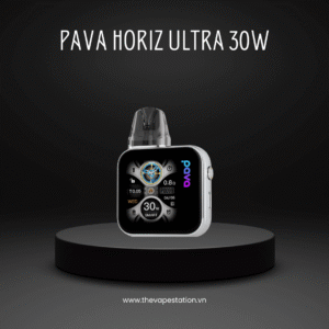 Pava Horiz Ultra 30W – Elegant Sliver – Màu Bạc Kim Loại Mạnh Mẽ- TheVapeStation