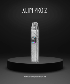 OXVA Xlim Go Kit 30W – Platinum Grey – Màu Xám Vân Lông Vũ
