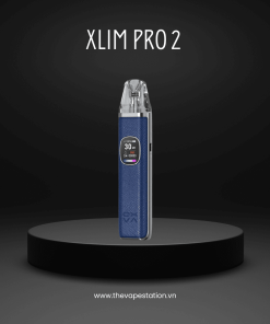 OXVA Xlim Pro 2 30W – Blue Python – Màu Xanh Navy Bọc Da