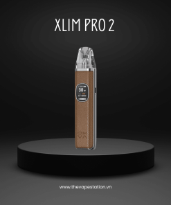 OXVA Xlim Pro 2 30W – Brown Python – Màu Nâu Navy Bọc Da