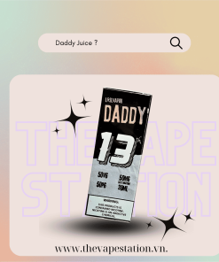 Tinh Dầu DADDY'S 13 Salt – Mangosteen Tangerine Melon– Vị Măng Cụt Dưa Gang