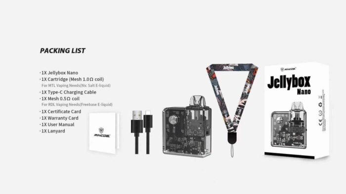 Bo san pham JellyBox nano