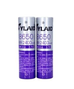 Pin Cylaid Tím 18650 - 30A - 2400MAH - Viên