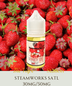 Tinh Dầu Steam Work - Strawberry Ice- Vị Dâu Lạnh 30mg/50mg