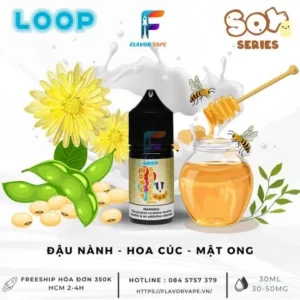 Tinh Dầu Loop – Honey Badger – Vị Sữa Đậu Nành Hoa Cúc 50mg
