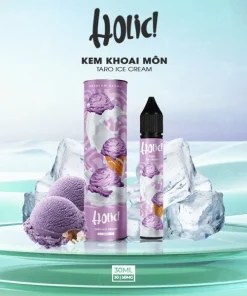 Tinh Dầu HOLIC TARO ICE CREAM  - Vị Kem Khoai Môn Lạnh 30mg/50mg