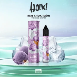 Tinh Dầu HOLIC TARO ICE CREAM  - Vị Kem Khoai Môn Lạnh 30mg/50mg