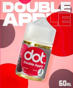 Tinh Dầu  DOT DOUBLE APPLE - Vị Táo Xanh Mix Táo Đỏ Lạnh 3mg/6mg