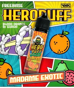 Tinh Dầu USA HERO PUFF -  MADAM EXOTIC  - Vị Ổi Cam Lạnh 3mg/6mg