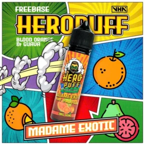Tinh Dầu USA HERO PUFF -  MADAM EXOTIC  - Vị Ổi Cam Lạnh 3mg/6mg
