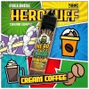 Tinh Dầu USA HERO PUFF -  CREAM COFFEE  - Vị Cafe Sữa Lạnh 3mg/6mg