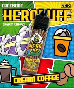 Tinh Dầu USA HERO PUFF -  CREAM COFFEE  - Vị Cafe Sữa Lạnh 3mg/6mg