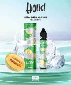 Tinh Dầu HOLIC MELON MILK- Vị Sữa Dưa Lưới Lạnh 30mg/50mg